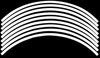 8mm width – white
