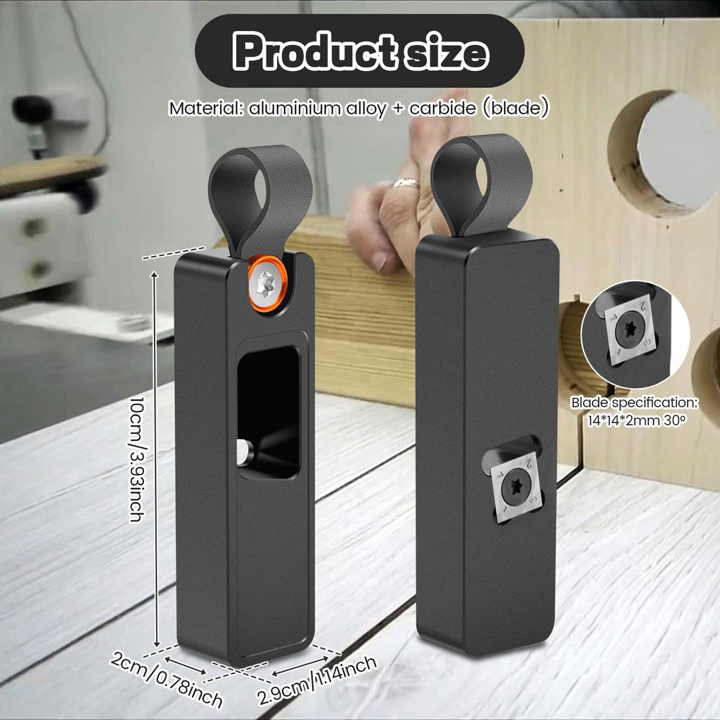 Edge Trimmer Hand Planer Portable Woodworking Edge Corner Plane Carbide Insert Chamfer Plane Aluminium Alloy Edge Trimmer Manual