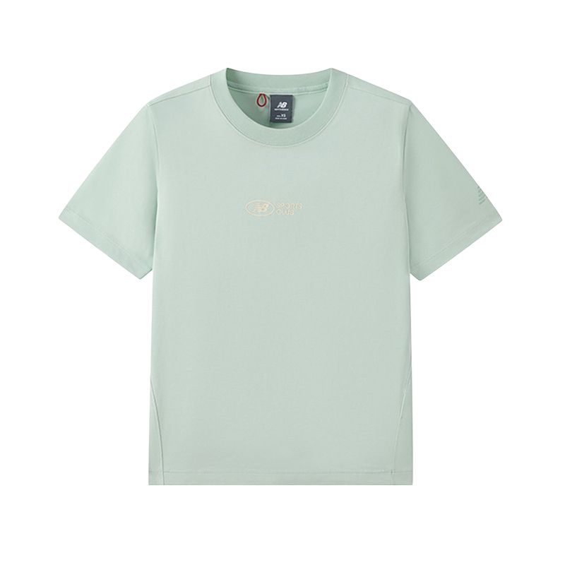 New Balance T Shirts Women s Mint Green Crew Neck Moderate NEF24212-MT S