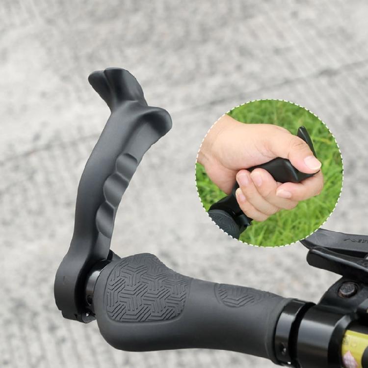 Mountain Bike Deputy Handle Replacement Horn Shape Adjustable Handlebar End Bicycles Extension Handlebar Enduring