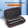 Bolsa com Zíper EVA à Prova de Choque para Microfones Sem Fio Um para Dois