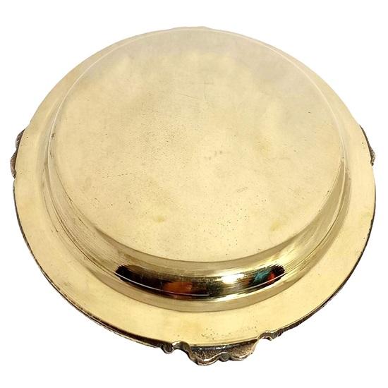 Farfurie Thali Brass Puja Plate Heavy Duty Farfurie mare Veselă de servire