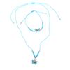 Ladies Butterfly Pendant Necklace Bracelets For Women Beads Necklace Choker Accessories Jewelry Gift