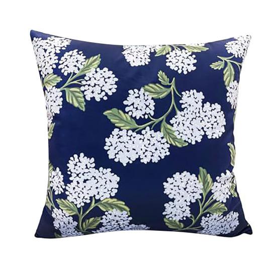 Floral Throw Pillow Cover Modern Geometric Flower Cushion Cover Zipper Closure Washable Square Pillow Case for Sofa Couch Bed Decor