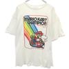 MARIOKART Short Sleeve T-shirt XL White System Mario Racer Race Men's Used