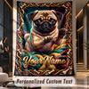 Carlino (194) Arazzo Personalizzato con Tema Testo Nome Personalizzato Appeso a Parete Arazzo Decorazione per la Casa Tessuto di Sfondo