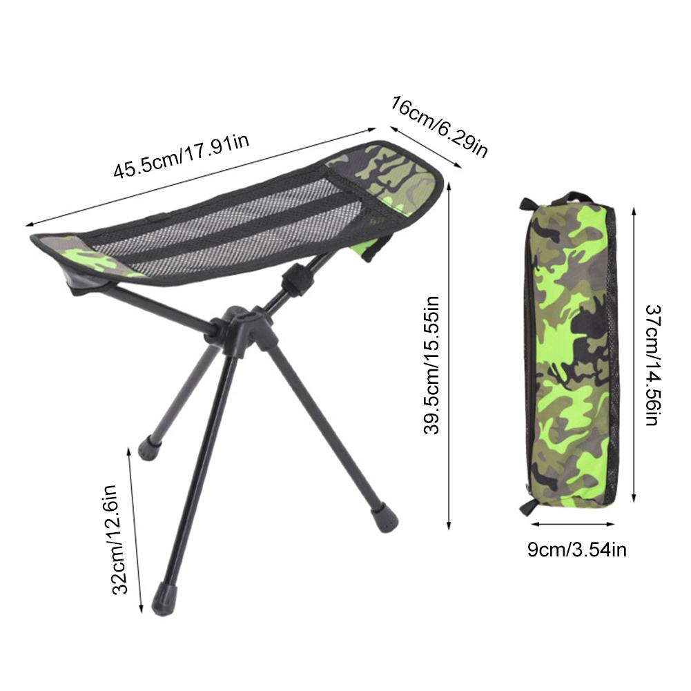 Lightweight Aluminium Alloy Freestanding Camp Footrest Ideal for Fishing Beach Chair Relaxation and Outdoor Adventures
