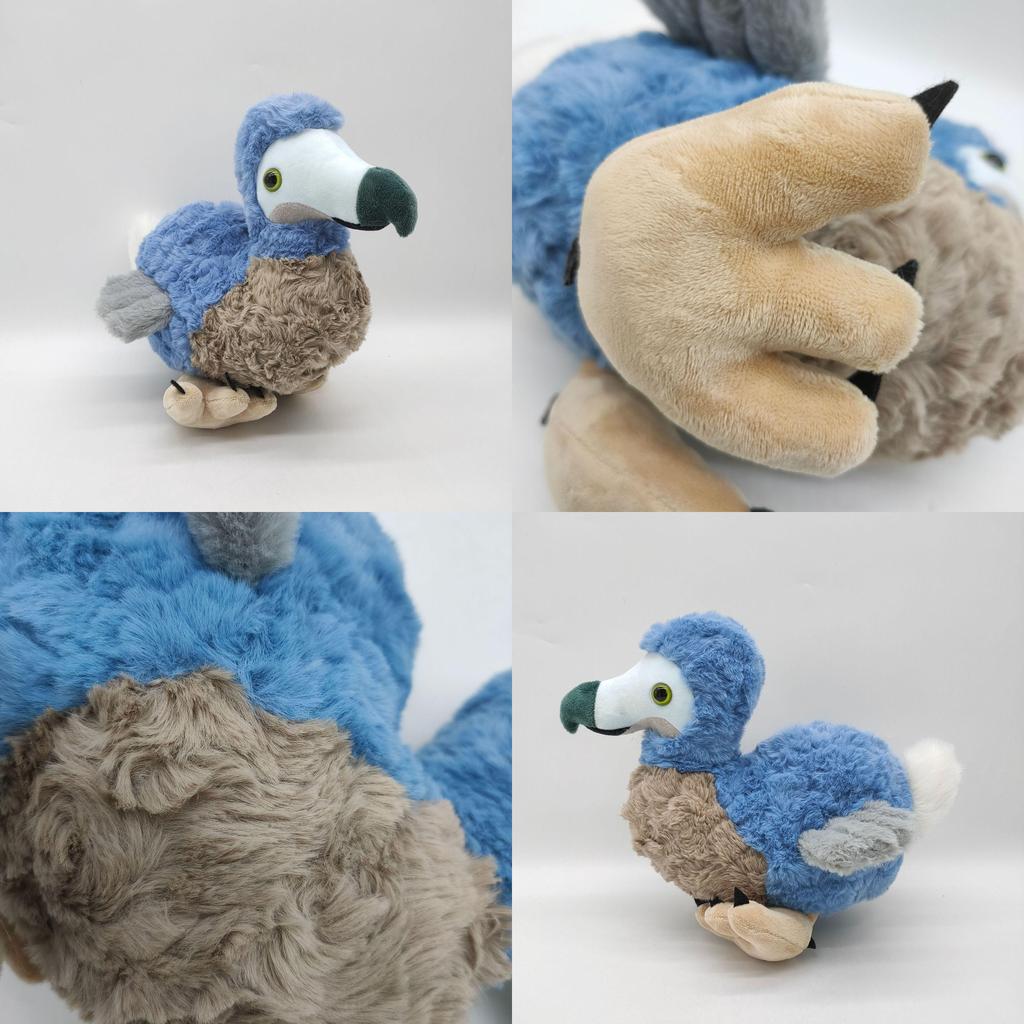 Kuscheliges 7,8 Zoll Dodo Plüschtier Blauer Vogel Weiches Stofftier Puppe Für Kinder Weihnachtsgeschenke