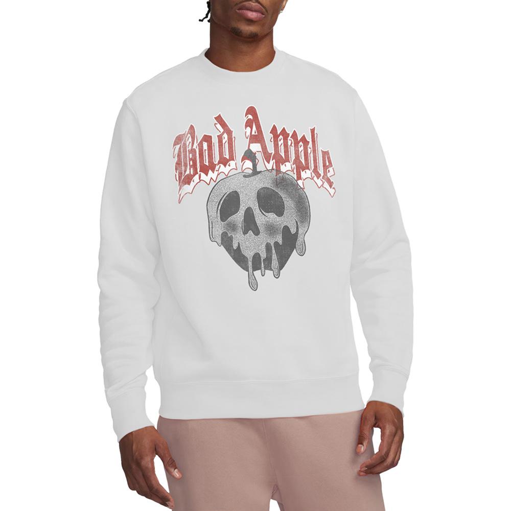 Snow White Unisex Adult Bad Apple Skull Sweatshirt