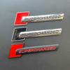 3D Metaal Supercharged Embleem Badge Sticker Auto Sticker Voor Q7 S Line A6 C6 A8 D4 S4 B8 S6 C5 V6 Supercharged Logo Accessoires