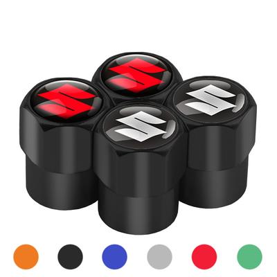 SCCF4 Styling auta 4ks Kovové krytky ventilků pneumatik kol Pouzdro na stopku Pro SX4 SWIFT Alto Liane Grand Vitara Jimny S-Cross Příslušenství