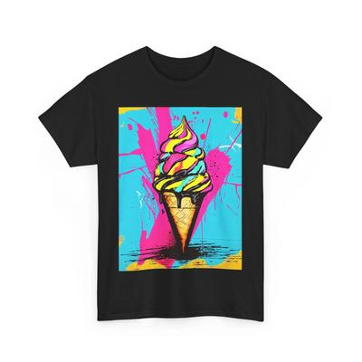 POP ART EIS GRAFFITI STREETWEAR KUNST T-SHIRT COOLES GESCHENK HERREN DAMEN SHIRT