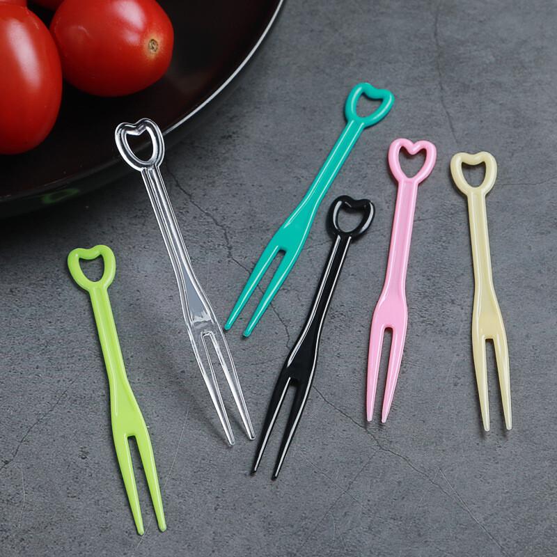 Disposable Plastic Fruit Forks (10000 Pcs)