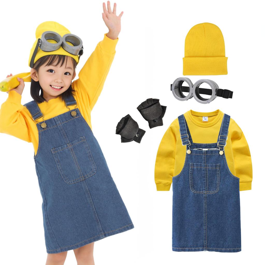 Halloween Cosplay Kids Girls Skirt Satisfying Size 110 Costume Boys Girls [ichiiro] [Great 5-Piece Set] (110)