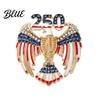 Rhinestone Number Brooch Women 3D 250 Rhinestones Mechanical Gear