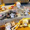Pattern Puppy Cat Keychain Cat's Paw Hairball Pupp Pendant Portable Siamese Cat Pendant  Unisex