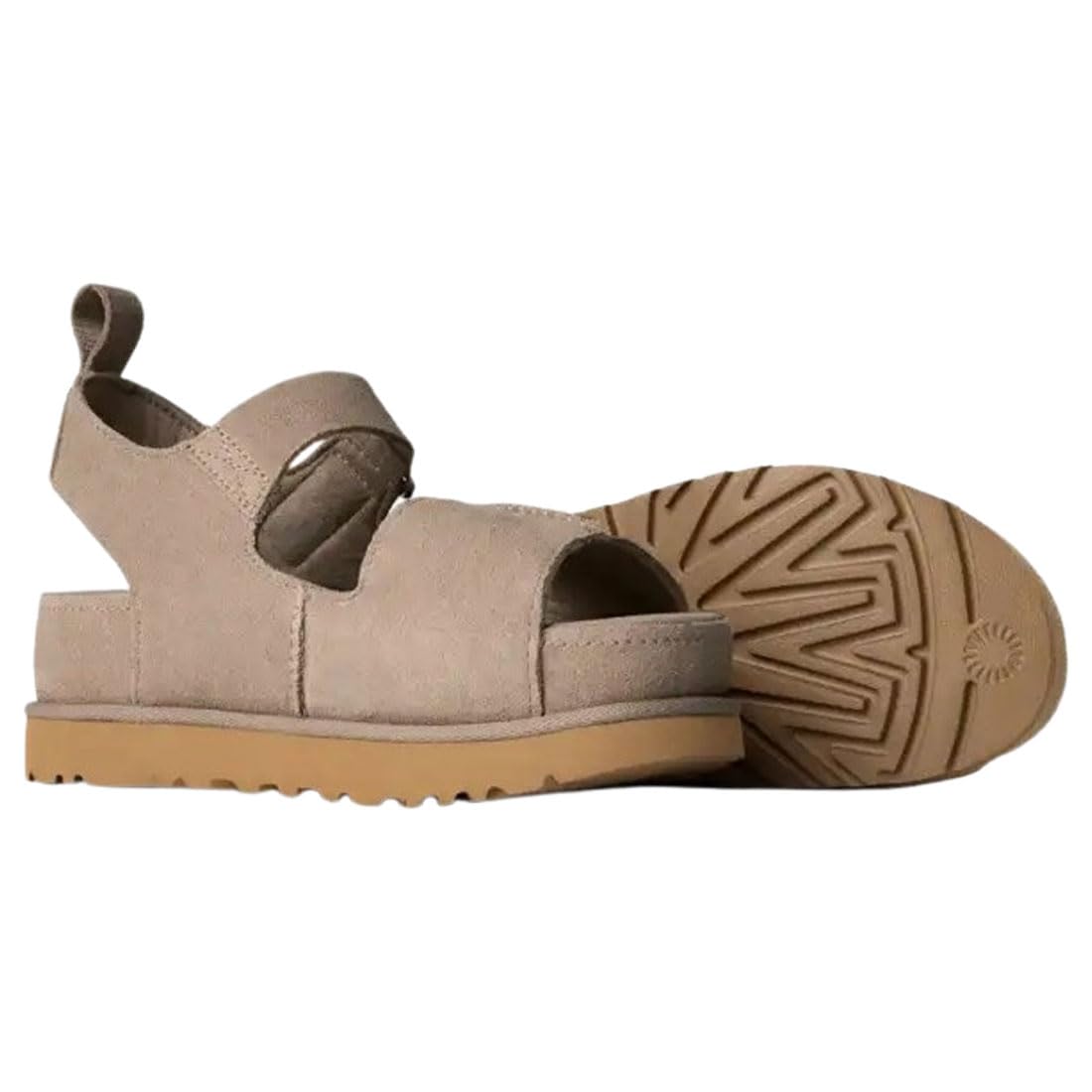 

UGG Golden Star High Strapless Suede with Platform Resort US8 Sandals, Sole, Adjustable, Sandals, Women s, 1167356, SMOKE_PLUME, (25.0cm) [Used]
