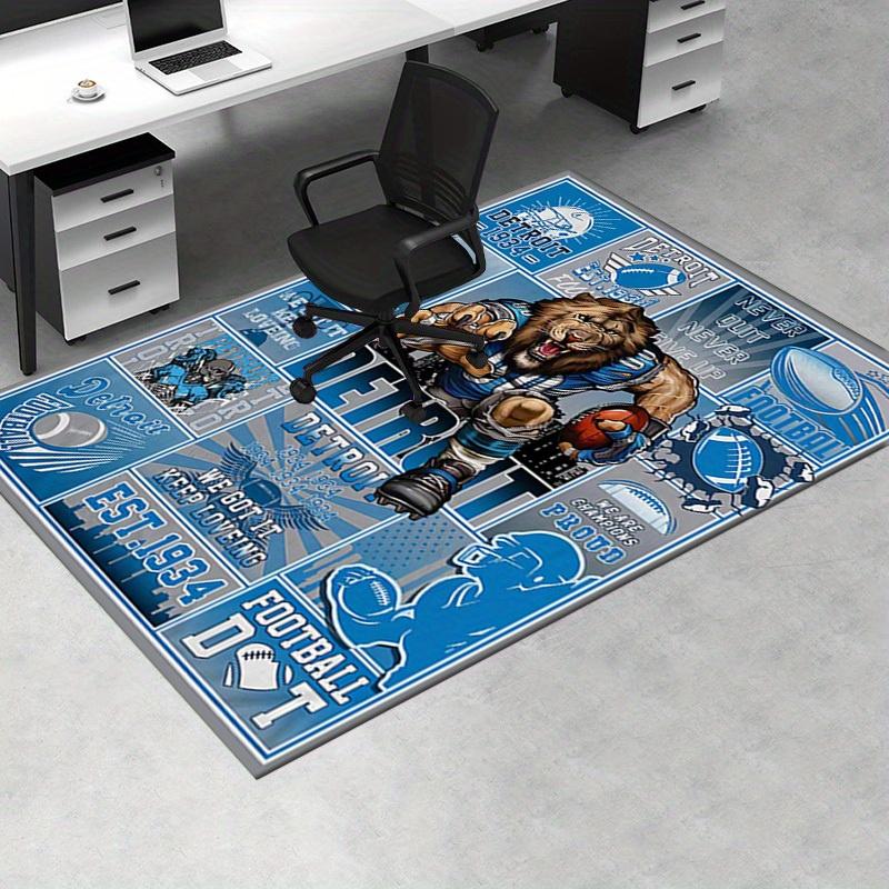Office Carpet Detroit Football Spirit, Sofa Rug, Chair Mat Protection