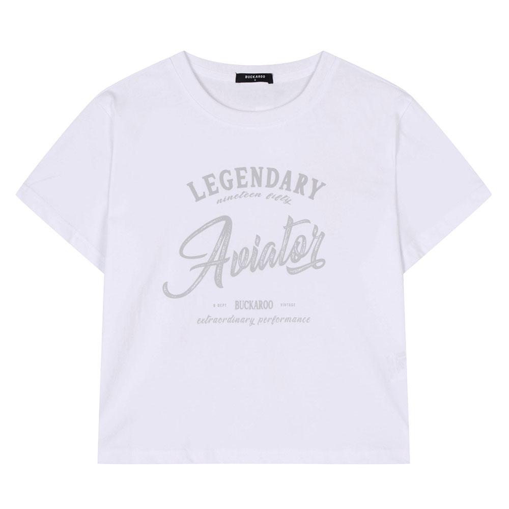 Burkeru Women S 26-Count Single Artwork Short Sleeve T-Shirt Off-White Off White_Xs