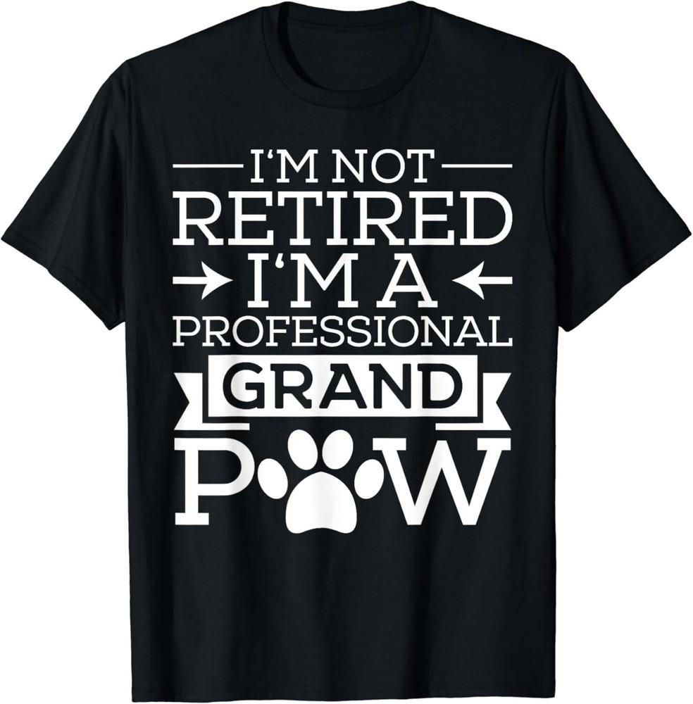 

Grand Paw Shirt Grandpa Grandpaw Gifts Dog Lover Gift Unisex T-Shirt S