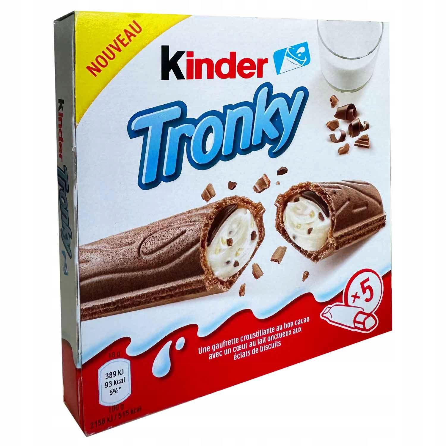 Kinder Tronky Wafelreep 5 Stuks 90G 90g