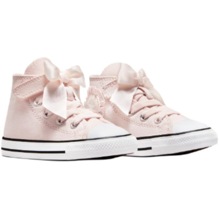 Converse Chuck Taylor All Star Canvas Comfortable Versatile Mid-Top Walking Shoes Light Pink Baby Shoes A09283C
