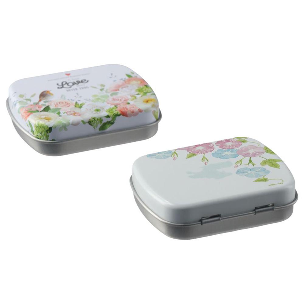 

Organizer Candy Tea Container Pill Gift Box Storage Case Storage Box Iron Box Mini Tin Jewelry Box