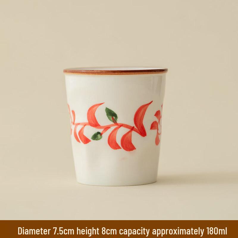 Shangqi Hand-Painted Ceramic Teacup