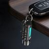 Pocket Flashlight LED Mini Waterproof Keychain Flashlight with Clip & Magnetic USB-C Rechargeable Flashlight for Outdoor Camping