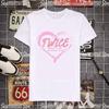 2026 Summer  Kpop Twice Lovely T-shirt Short Sleeve Ready To Be Album Photo Printing Tshirt for Women TZUYU SANA MINA JIHYO NAYEON MOMO DAHYU