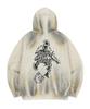 Brownbreath Crush Tag Dirty Hood Zip Up - Beige