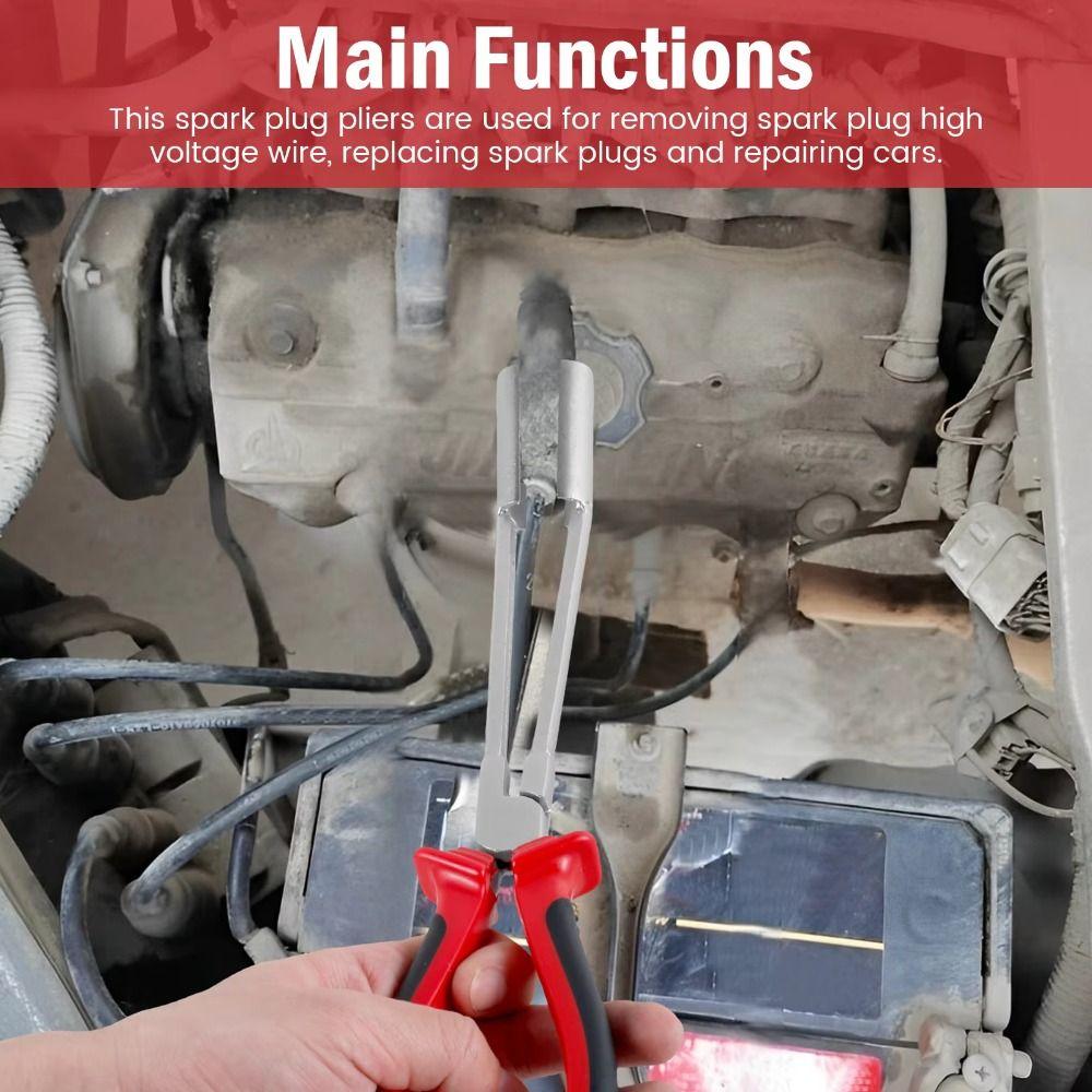 Portable Spark Plug Removal Pliers Anti Slip Handle Plug Wire Removal Pliers  Hand Tool