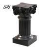 Decoration Roman Pillar Candle Holder Mini Greek Column Stand Resin White Portable Decor Candlestick for Wedding Banquet Home Table Centerpiece Photo