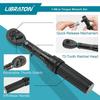 LIBRATON 1/4'' Bike Torque Wrench, 5-25Nm / 1-6Nm High Precision Torque Wrench, accuracy of ±3%, Square Drive Torque Wrench Set
