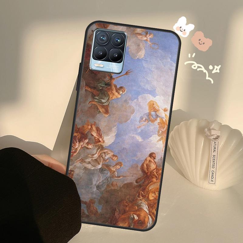 Renaissance Art Painting Case For Realme C63 C61 C55 C51 C53 C25 C65 C67 C71 C75 11 12 13 14 15 Pro Plus GT6 GT7 Pro