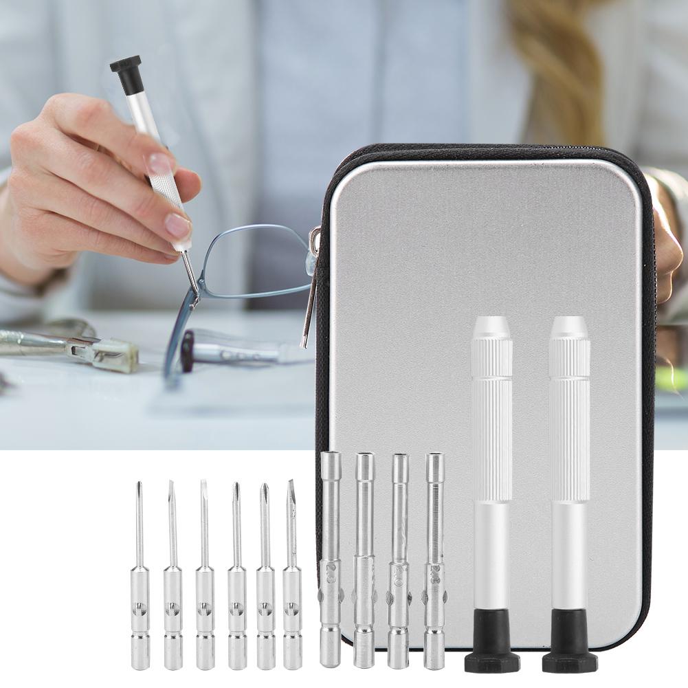 Professional Tools Kit Eyeglass Glasses Watch Phone Precision Screwdriver Repair Set