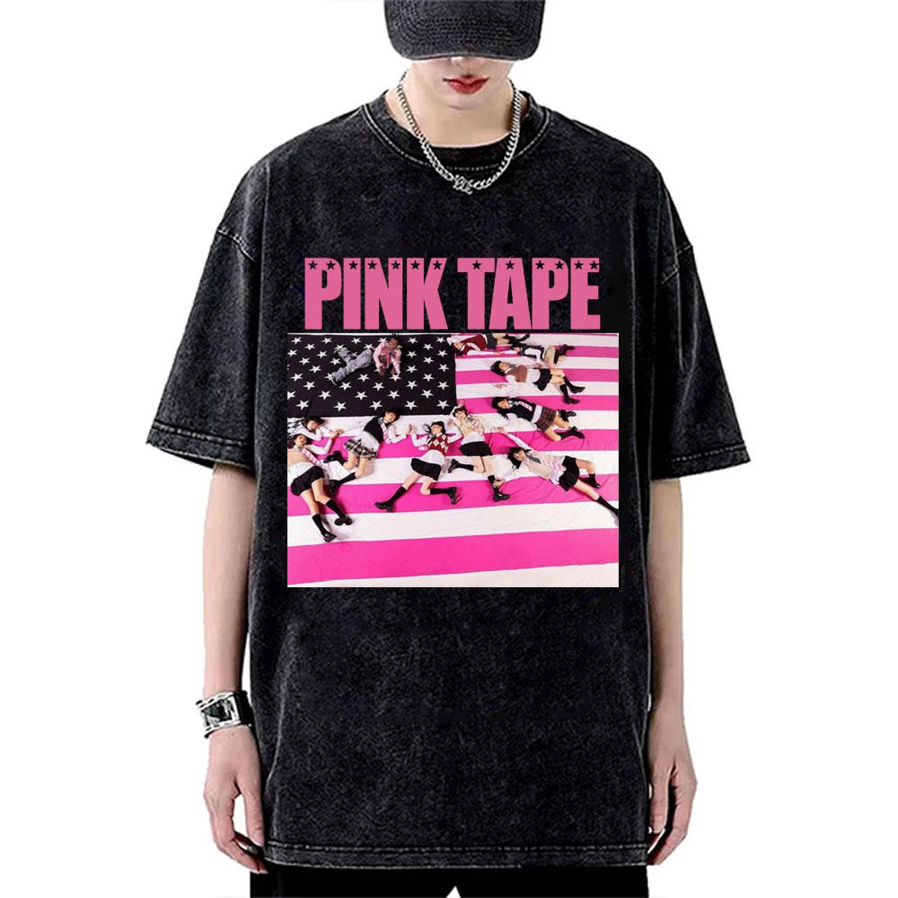 Washed Vintage Rapper Lil Uzi Vert Tour T Shirts Men Women's Hip Hop Fashion Retro Streetwear Cotton Casual Oversized Tee Shirt