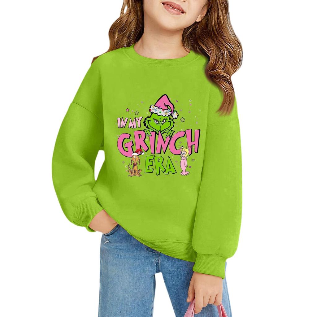 Weihnachtstag Mädchen Rundhals-Pullover für Kinder Bedruckte Baby-Tops