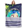 Anime Urusei Yatsura Moon Blanket Quality Super Soft Throw Blanket Winter Girls Boys Home Decor Pattern Bedspread