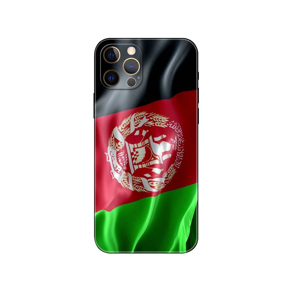 Afghanistan Flag phone case for iphone 5 5s 2020se 6 6s 7 8 plus x 10 XR XS 11 12 13 mini pro MAX black tpu back cover