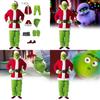 The Grinch Christmas Costume Cosplay Outfit For Adults Holiday Party
