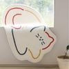 Imitation Cashmere Rug Living Room Carpet Non Slip Wear Resistant Bedroom Decoration Cartoon Fluffy Soft High Quality White Rug 