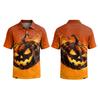 Men's Halloween Printed Short Sleeve T-Shirt for Casual Daily Wear