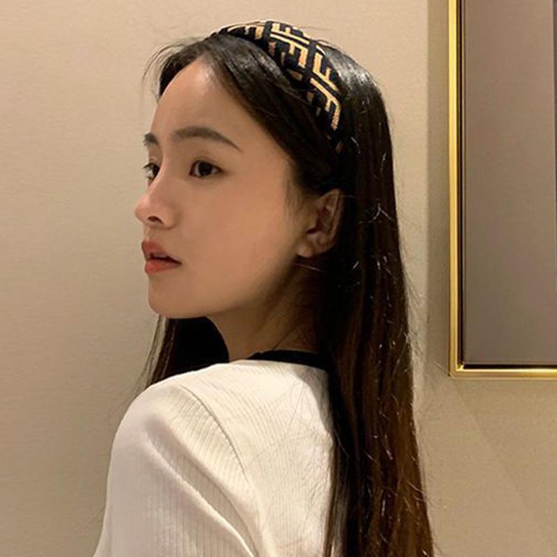 Retro Vintage Letter FF Versatile Hair Headband