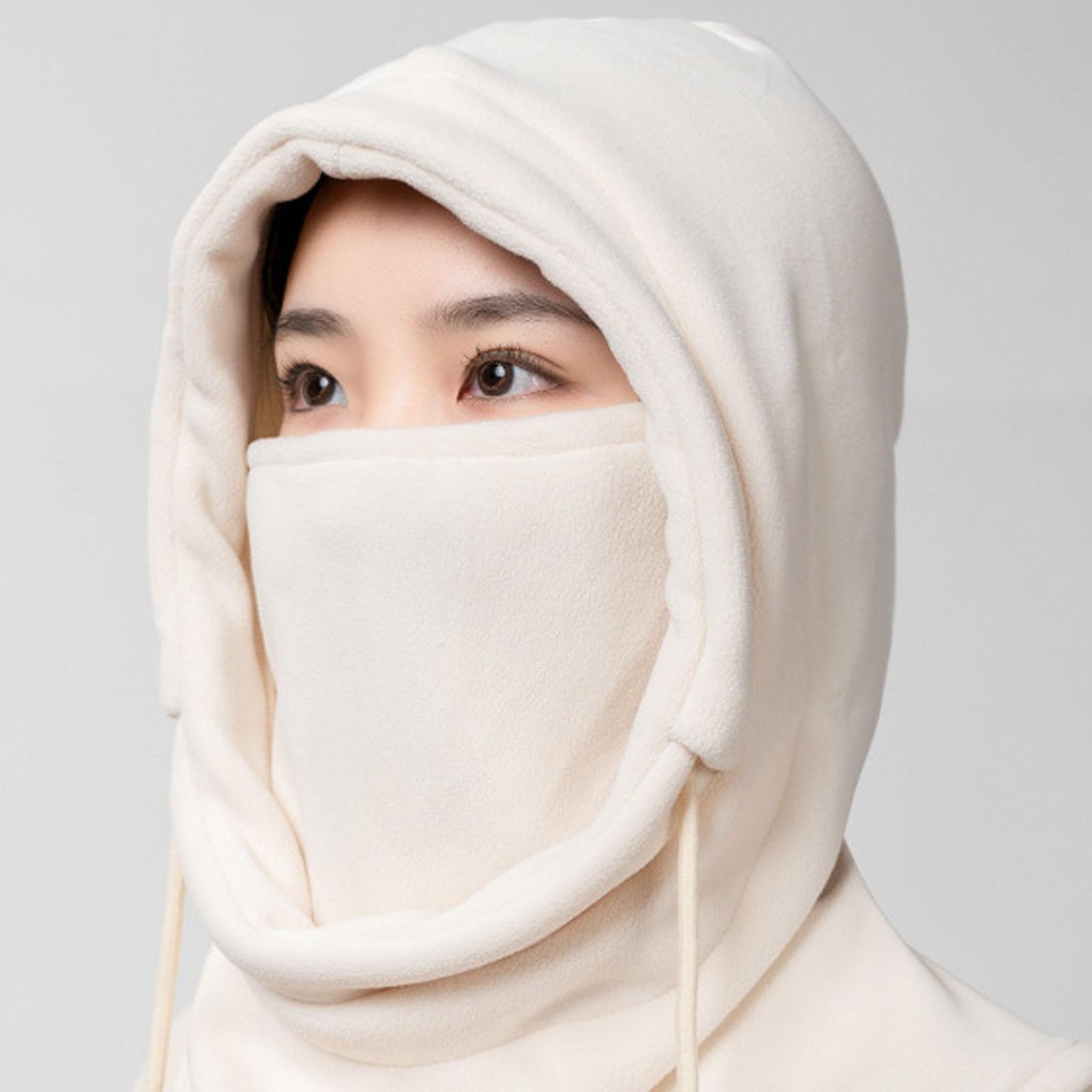 

Windproof Fleece Balaclava Face Mask, Warm Winter Ski Mask for Men & Women, Motorcycle and Cycling Neck Warmer One Size
