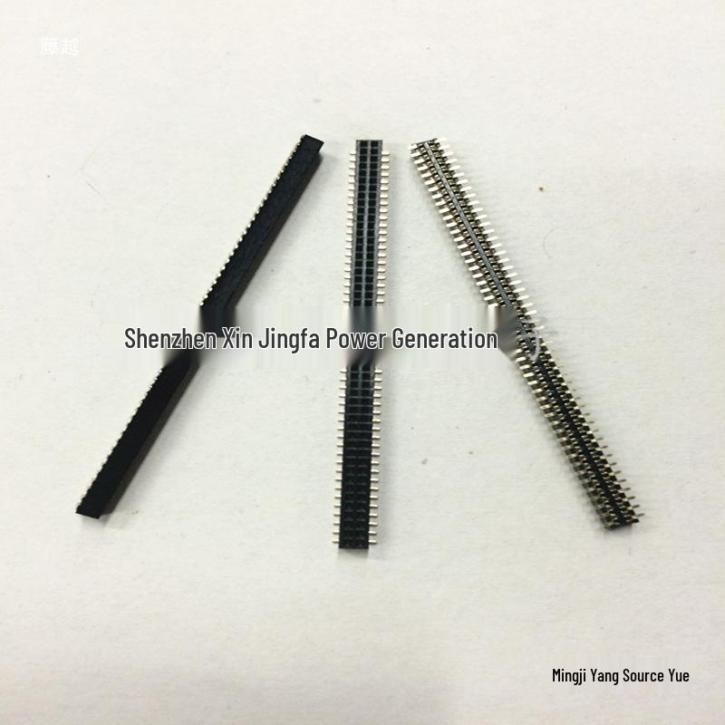 Sortierte Stiftleisten (Buchsenleisten): Einreihig/Doppelreihig, SMT, Größen 2,54/1,27/2,0/3,96/5,08 mm