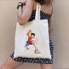 One Piece Luffy Aufdruck ein Schulter Canvas Tasche 7540