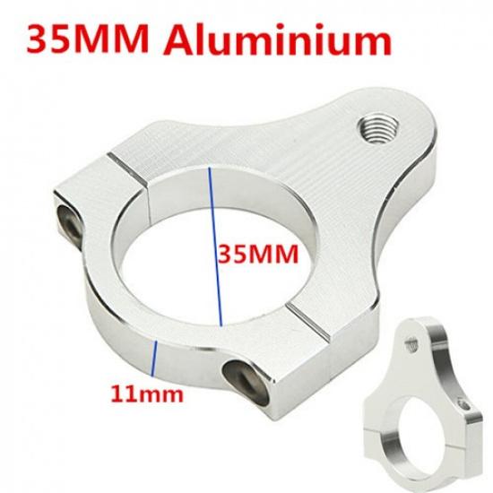 35mm CNC Aluminum Motorcycle Shock Steering Damper Fork Mounting Clamp Bracket