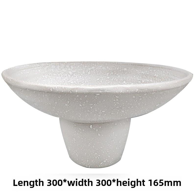 Vintage Stil Obstschale Harz Nuss Snack Teller Hoher Fuß Tablett Aufbewahrung Ornamente Neues Haus Wohnzimmer Couchtisch Aufbewahrungstablett