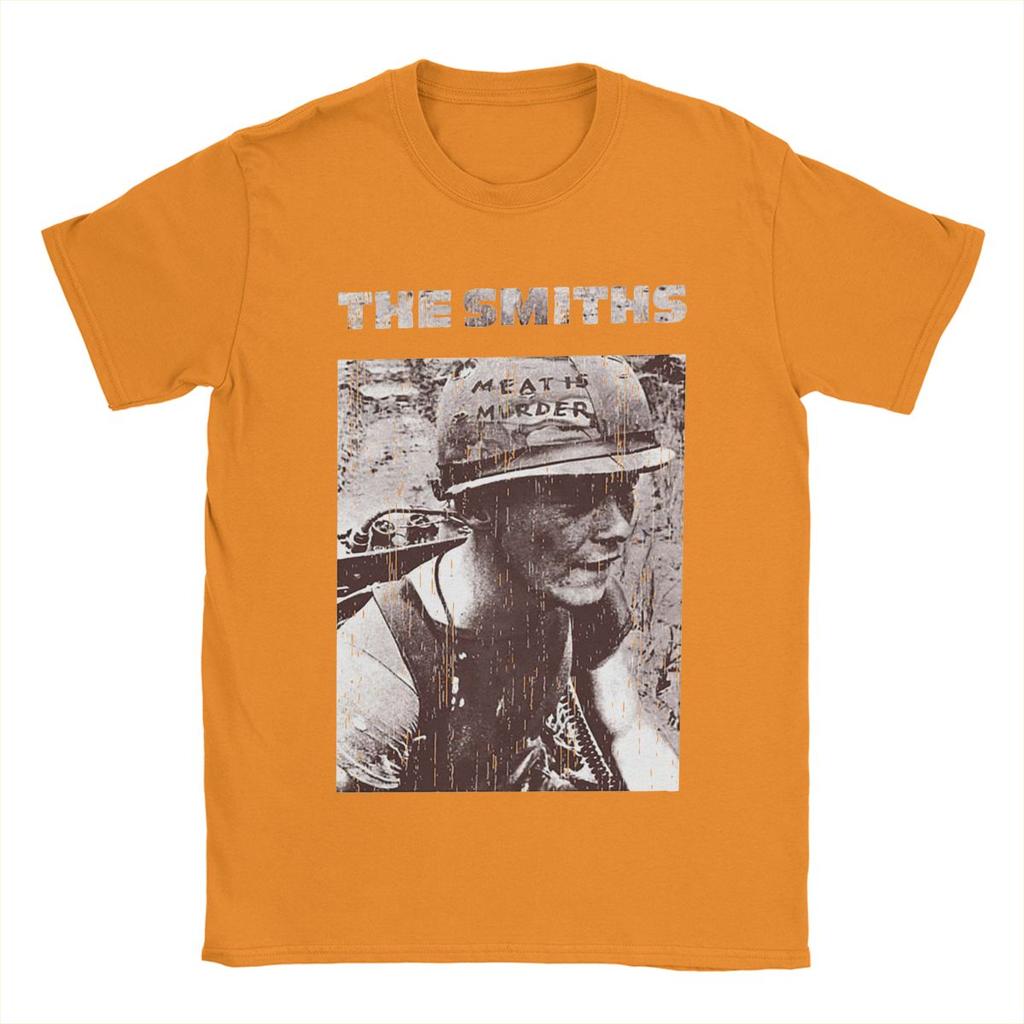 Men's The Smiths Meat Is Murder T Shirts 100% Cotton Clothing Novelty Short Sleeve Round Neck Tee Shirt Classic T-Shirts